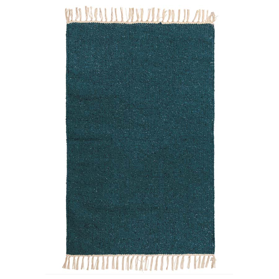 Plain Recycled Yarn 60 x 90 Rug - R18023TL - Uneeka